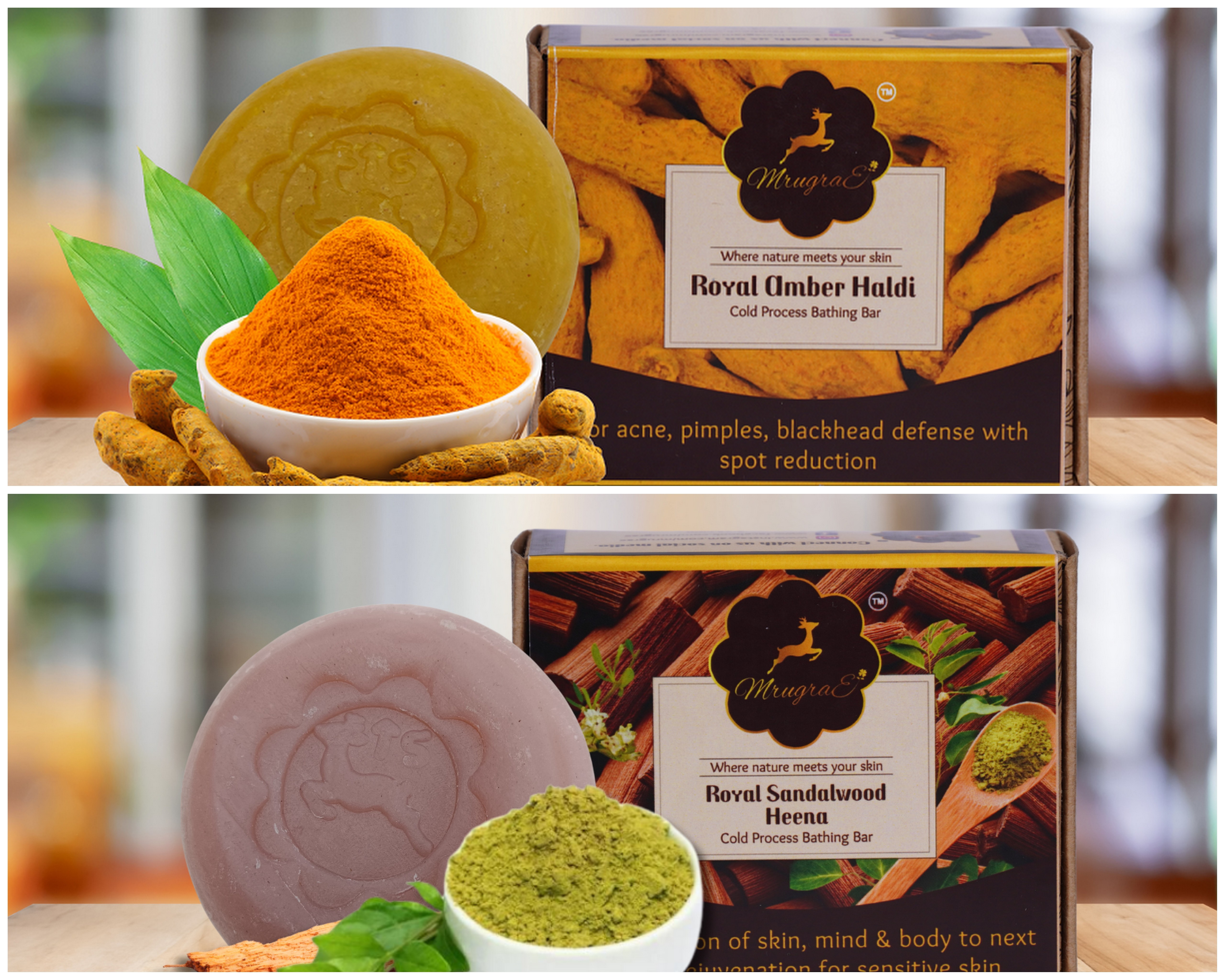 Royal Amber Haldi & Royal Sandalwood Heena